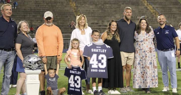 East Burke alum, retired Jacksonville Jaguars NFL star Tyler Shatley's high school jersey retired