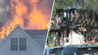 En video: incendio deja en ruinas casa en Waldorf, Maryland