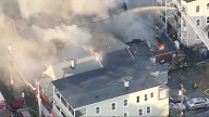 Video: Fire burning in Lawrence, MA homes