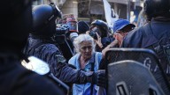 Máxima tensión en una nueva marcha de jubilados