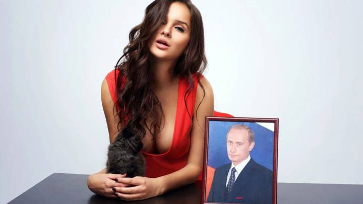 Is THIS Putin’s secret teen lover? Despot had sordid trysts with calendar girl fan who was just 17, bombshell book says