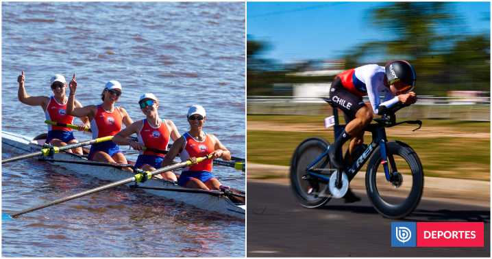 Juegos Panamericanos Junior: Team Chile cierra fructífero martes con medallas en remo y ciclismo