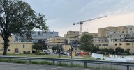 255-foot crane on-site for tower construction at Geisinger Medical Center
