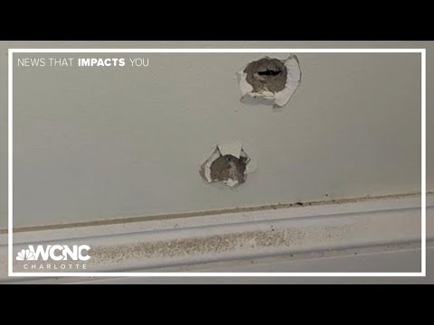 Drive-by shooting leaves bullet holes in Charlotte home
