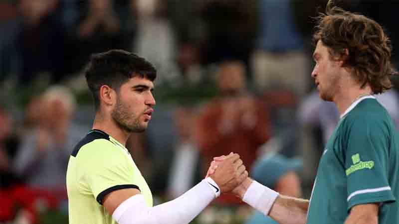 Master 1000 de Cincinnati: Alcaraz elimina a Andrey Rublev y clasifica a semifinales