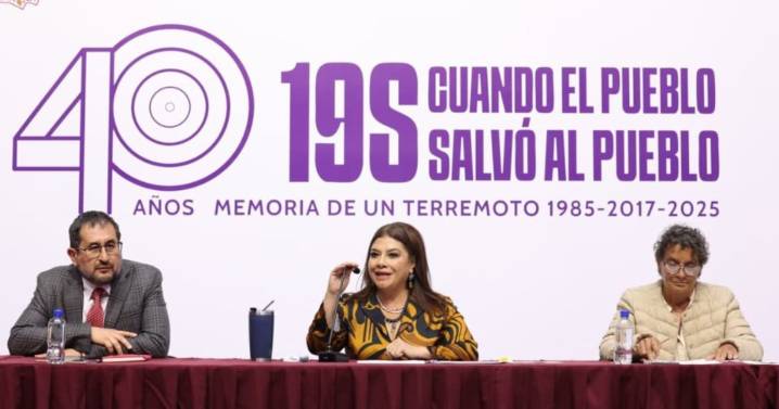 Gobierno de CDMX anuncia actividades para conmemorar 40 años del terremoto de 1985