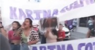 Incidentes en Corrientes por la presencia de Karina Milei y Martín Menem