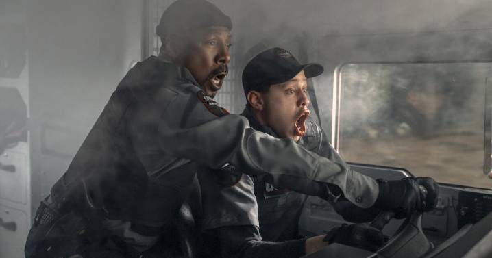 Review: Eddie Murphy and Pete Davidson’s heist comedy is implausible, predictable and good company