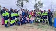 Capstone Copper Cozamín y otras mineras plantan 800 árboles en el Cerro de la Bufa en Zacatecas