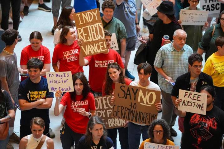 VP Vance to visit Indiana as Trump pressures GOP states to redistrict