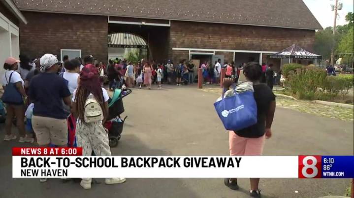 Free backpacks, supplies handed out at New Haven Back to School rally