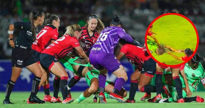 Jugadoras de la Liga MX Femenil pelean a puño limpio y se convierte en escándalo (VIDEO)