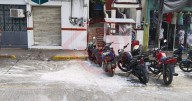 Motociclistas derrapan en el Boulevard 20 de noviembre