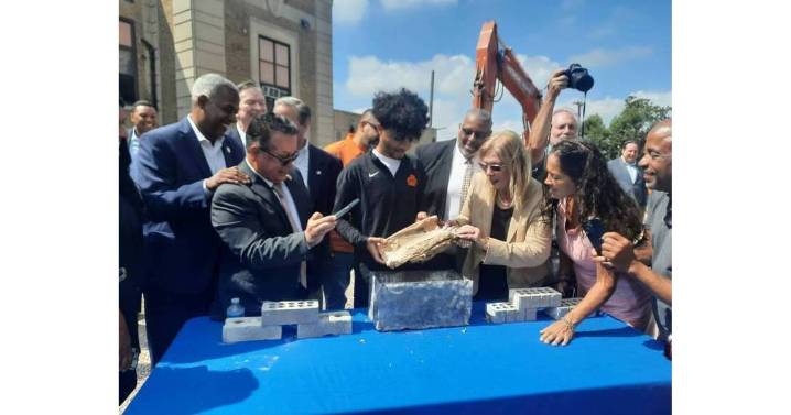 Opening of Time Capsule Helps Start New Chapter at Camden's Eastside High School Site