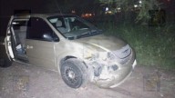 Choque entre dos camionetas en la carretera Cuauhtémoc