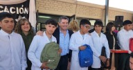 Tras los incesantes pedidos de Huarpe, Mogna inauguró su primera escuela secundaria rural