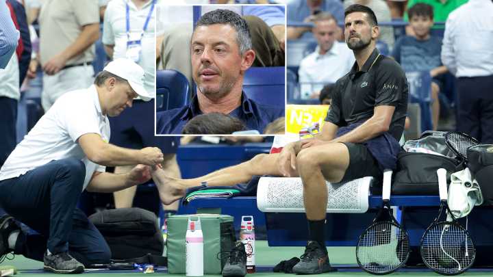 'Not an issue' - Novak Djokovic plays down horror foot injury after it's spotted by TV cameras during US Open win