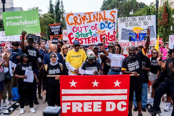 Trump planea patrullar hoy las calles de Washington D.C. con la Policía y el Ejército