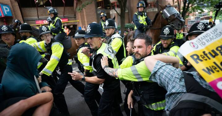 Police accused of acting like 'hired thugs' during Bristol immigration clashes