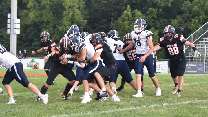 PHOTOS: Hudson uses big plays to race past Fowler in 2025 season opener