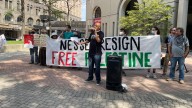Demonstrators denounce Nessel over pro-Palestinian activists' subpoenas