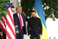Air raid sirens sound across Ukraine as Zelensky arrives at the White House