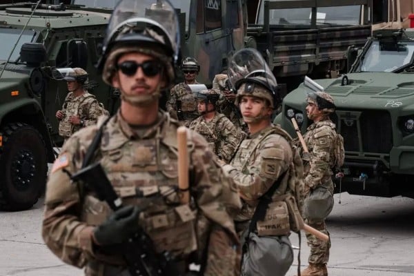 Despliegue de la GN en Los Ángeles sigue siendo polémico