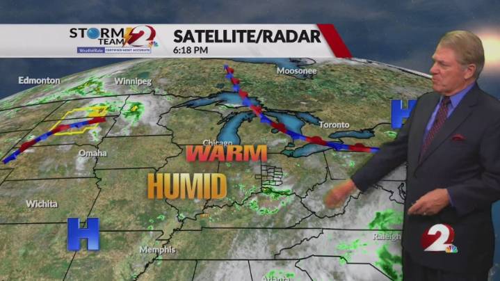 Rising Humidity and Temperatures...When We could Reach 90°