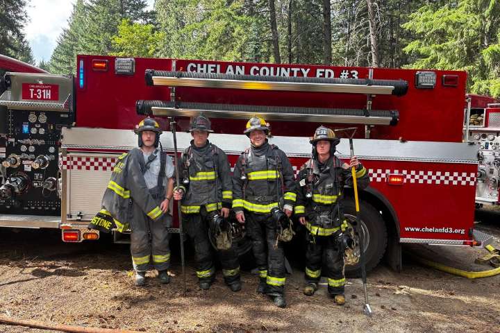 Fire Crews Stop Blewett Pass Barn Fire Spread
