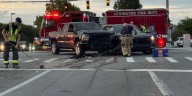 Crews respond to crash at busy Lexington intersection