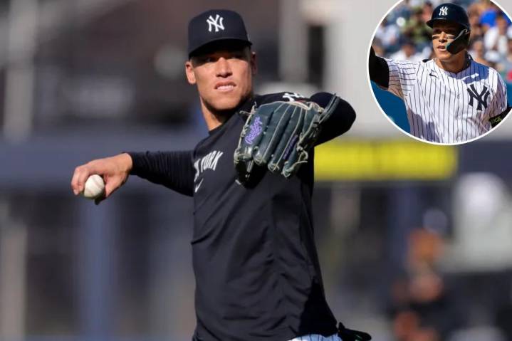 Aaron Judge takes big step toward Yankees outfield return