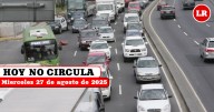 Hoy No Circula 27 de agosto de 2025: autos y placas que descansan en CDMX y Edomex