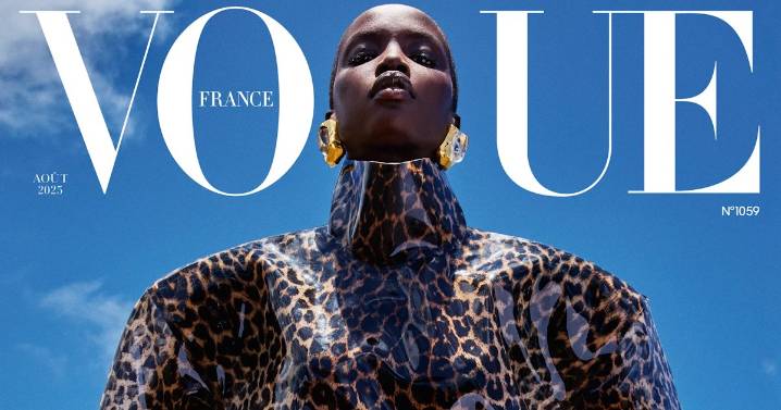 Anok Yai Vogue France August 2025