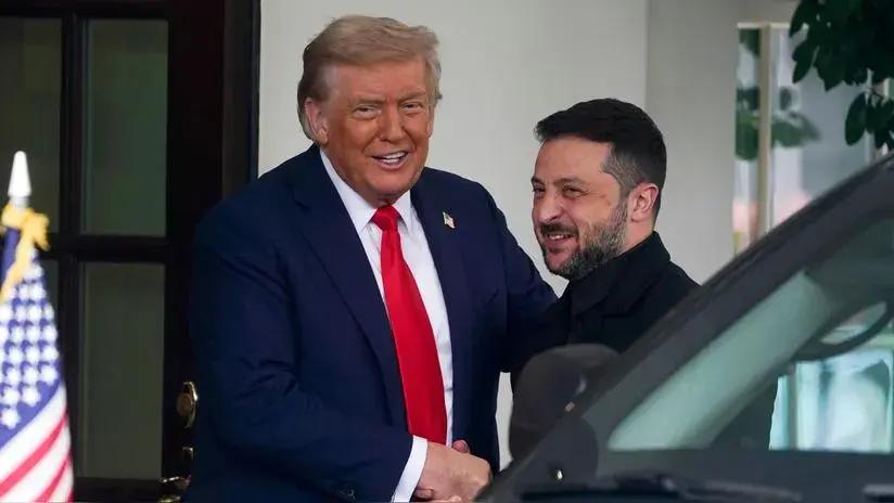 Donald Trump recibió al presidente de Ucrania en la Casa Blanca: "Si todo sale bien hoy, tendremos una reunión trilateral"