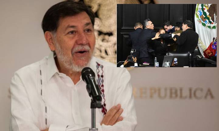 Fernández Noroña da su versión tras pelea con «Alito» Moreno en el Senado