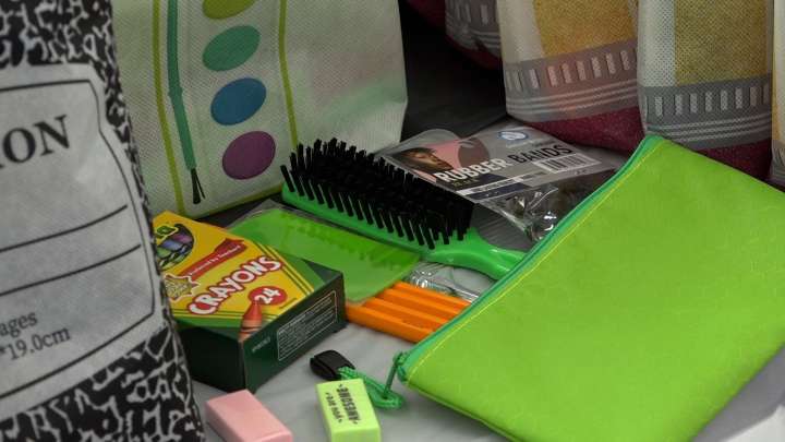 Local shop gives away free back to school supplies