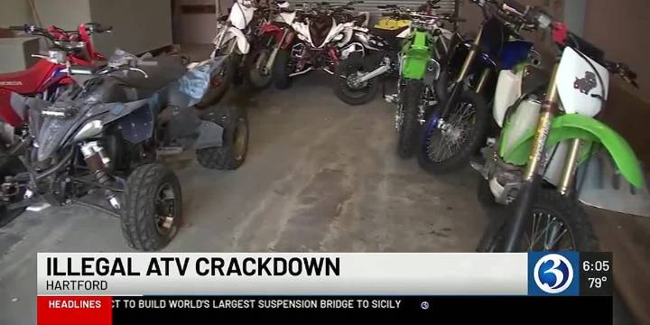 Hartford police cracking down on illegal ATV riders