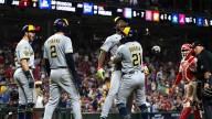 MLB-best Brewers rally again, set franchise single-season record for consecutive victories with 14