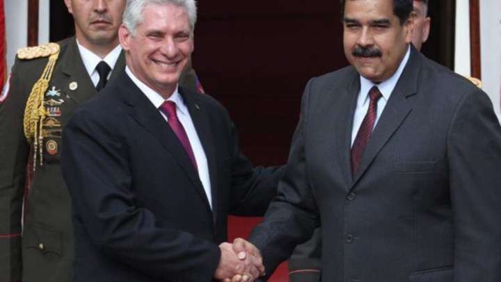 Presidente de Cuba envió un mensaje en respaldo a Venezuela y a unión cívico