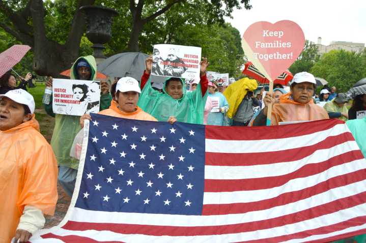 Manifestación masiva en Washington D. C.