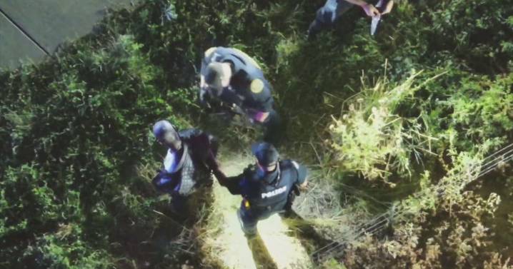 Officers in Colorado use drone to catch hiding motorcyclist who sped away from traffic stop at 100 mph, police say