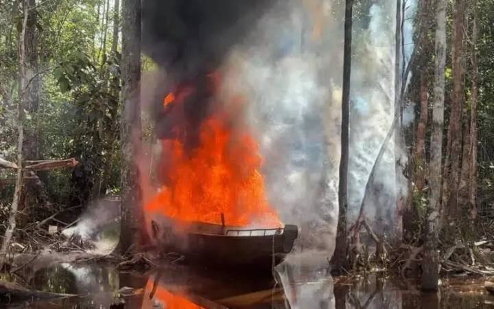 Fanb desmantela campamento para abastecimiento de minería ilegal en Amazonas