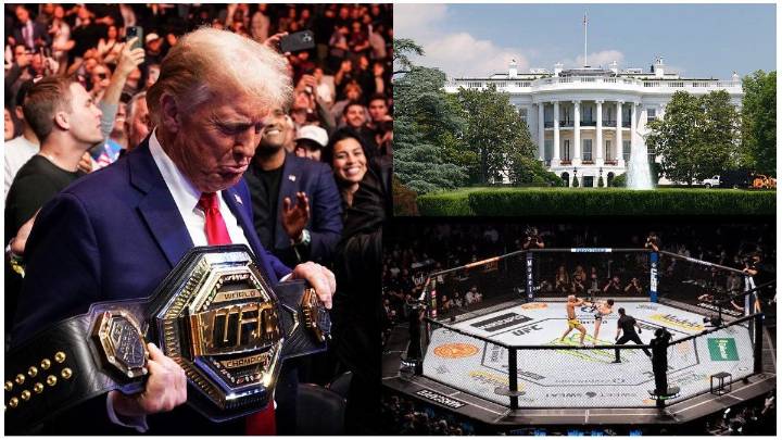 El presidente de UFC se reunió con Donald Trump y confirmó que el evento en la Casa Blanca "esta en marcha"