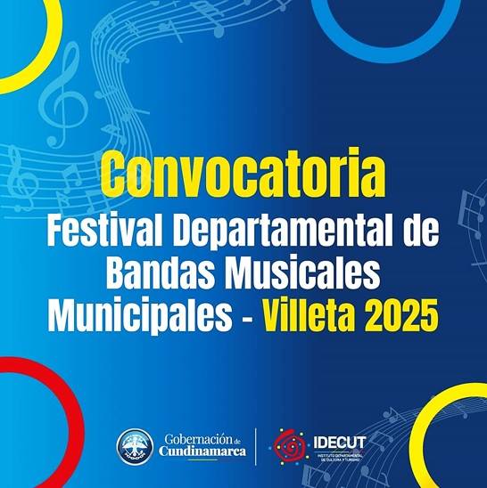 IDECUT abre convocatoria para bandas municipales rumbo al Festival Departamental de Villeta 2025