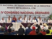 Reeligen a Javier Villarreal al frente del Sindicato Nacional de Trabajadores de la Industria Minero Metalúrgica CTM