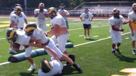 Video: Flat Rock runs a drill during practice on Friday, Aug. 16, 2025
