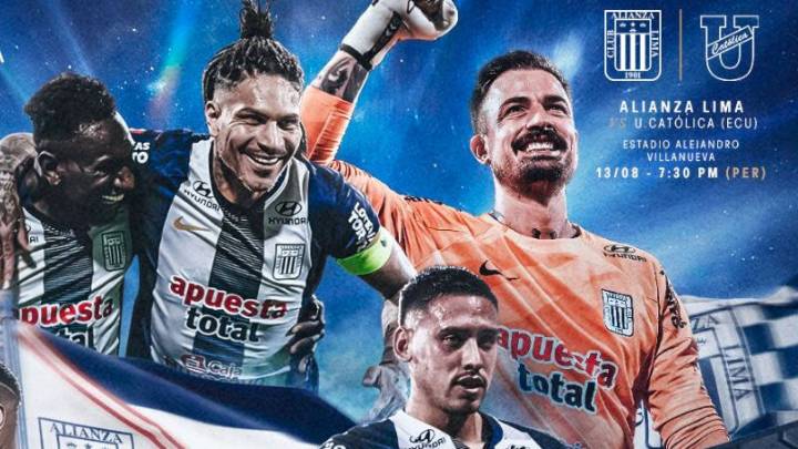 ¿A qué hora juega Alianza Lima vs. U. Católica de Ecuador por Copa Sudamericana 2025?