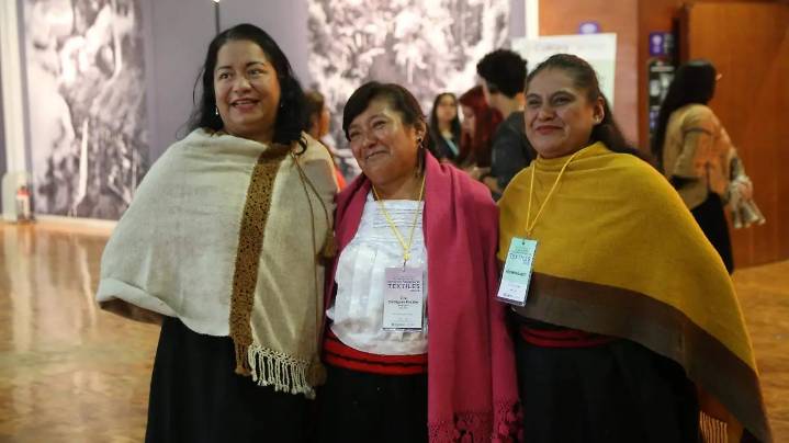 Artesana de Hueyapan gana 2º lugar en el Concurso Nacional de Textiles 2025