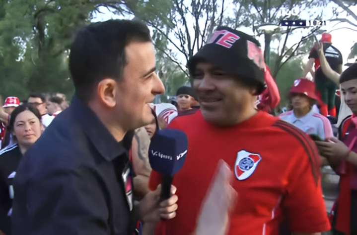 Video: un hincha donó sangre para faltar al trabajo y viajar a Mendoza a ver a River