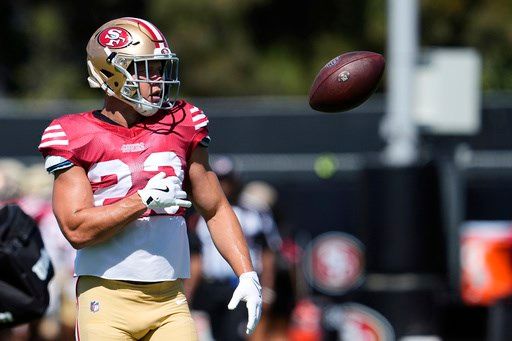 Christian McCaffrey shines in 49ers camp after injury
